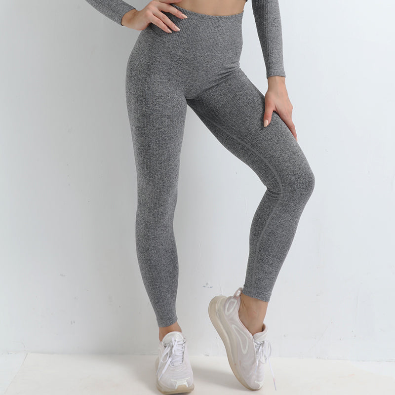 Solid Color Sports Leggings High Waisted Workout Gym Yoga - Temu